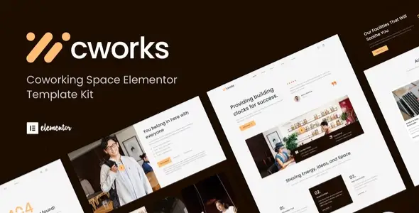 Cworks – Coworking Space Elementor Template Kit