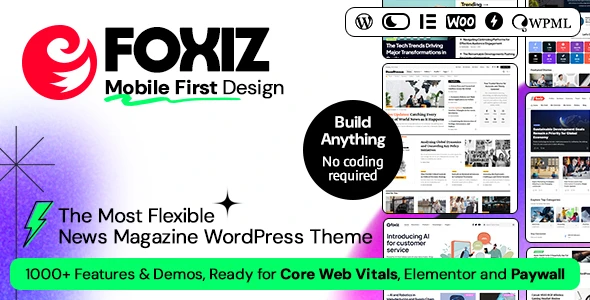 Foxiz – Newspaper News & Magazine WordPress