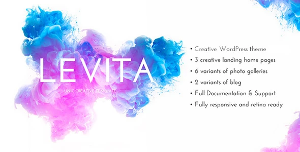 Levita – Photography WordPress Theme